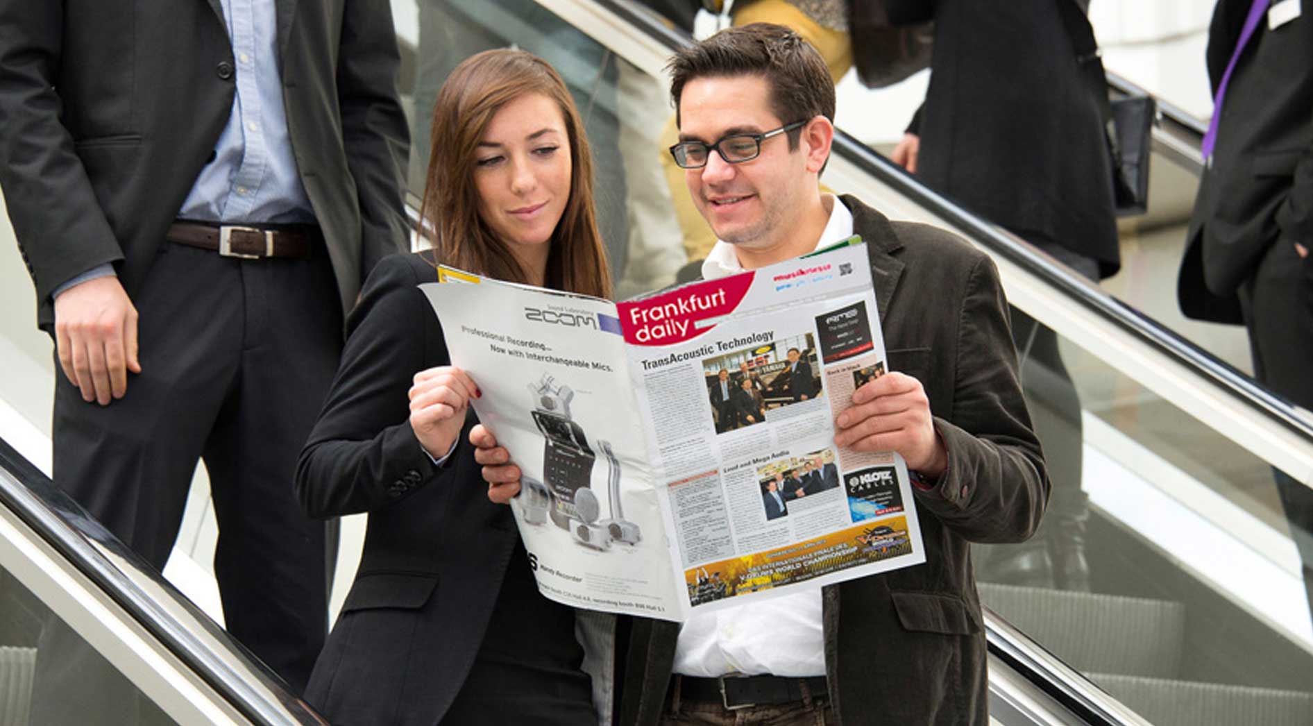 Trade fair magazines and newspapers